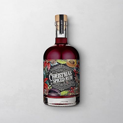 Wajos Christmas Spiced Rum 37,8% vol 500ml – mit Barbados & Jamaica Rum verfeinert – Alkohol Geschenk