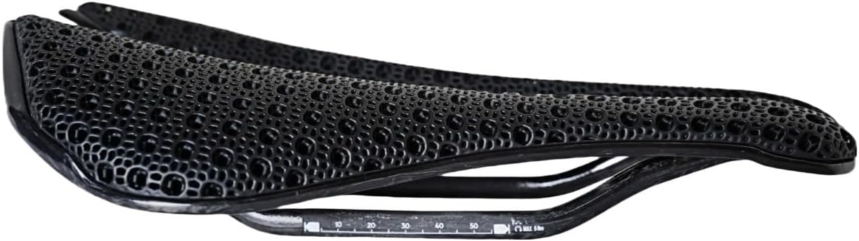 3D Printed Full Carbon Bicycle Saddle 262 * 142mm Ultralight Fiber Seat Cushion for MTB Gravel Road Cycling