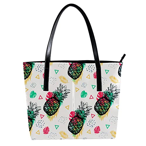 Sac de plage ananas et fruits tropicaux pour vos sorties d'été ensoleillées