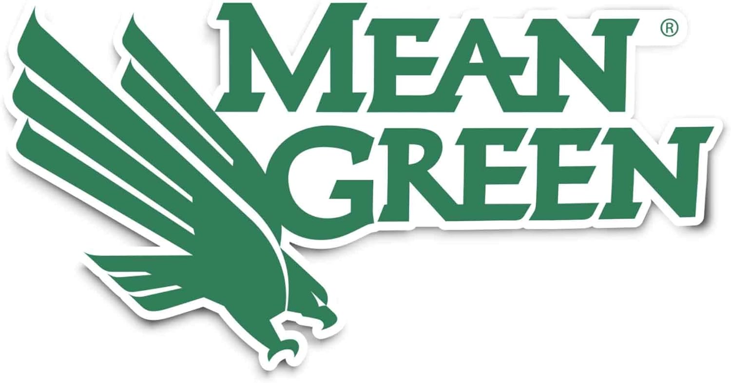 Desert Cactus University of North Texas Sticker UNT Mean Green Sticker Vinyl Decal Laptop Water Bottle Car Scrapbook (IND 3)