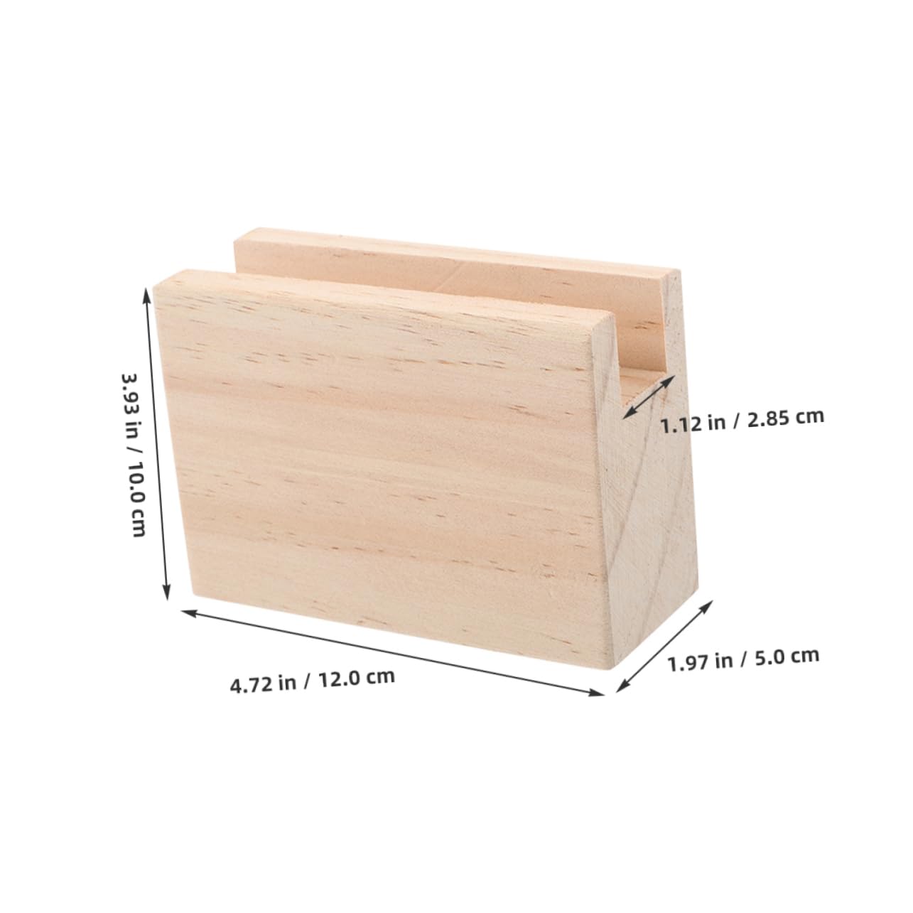 LIFKOME 2pcs Wooden Bed Lifts Risers Heavy Duty -Skid Furniture Elevators for Sofa Couch and Desk Material Blends Home Decor Protects Floors from Scratches