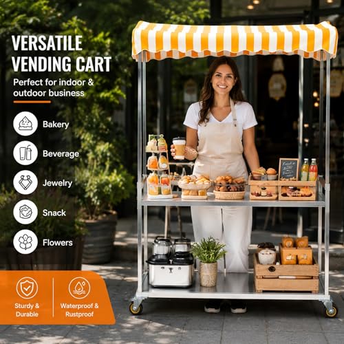 Carrito de alimentos portátil para uso al aire libre 3