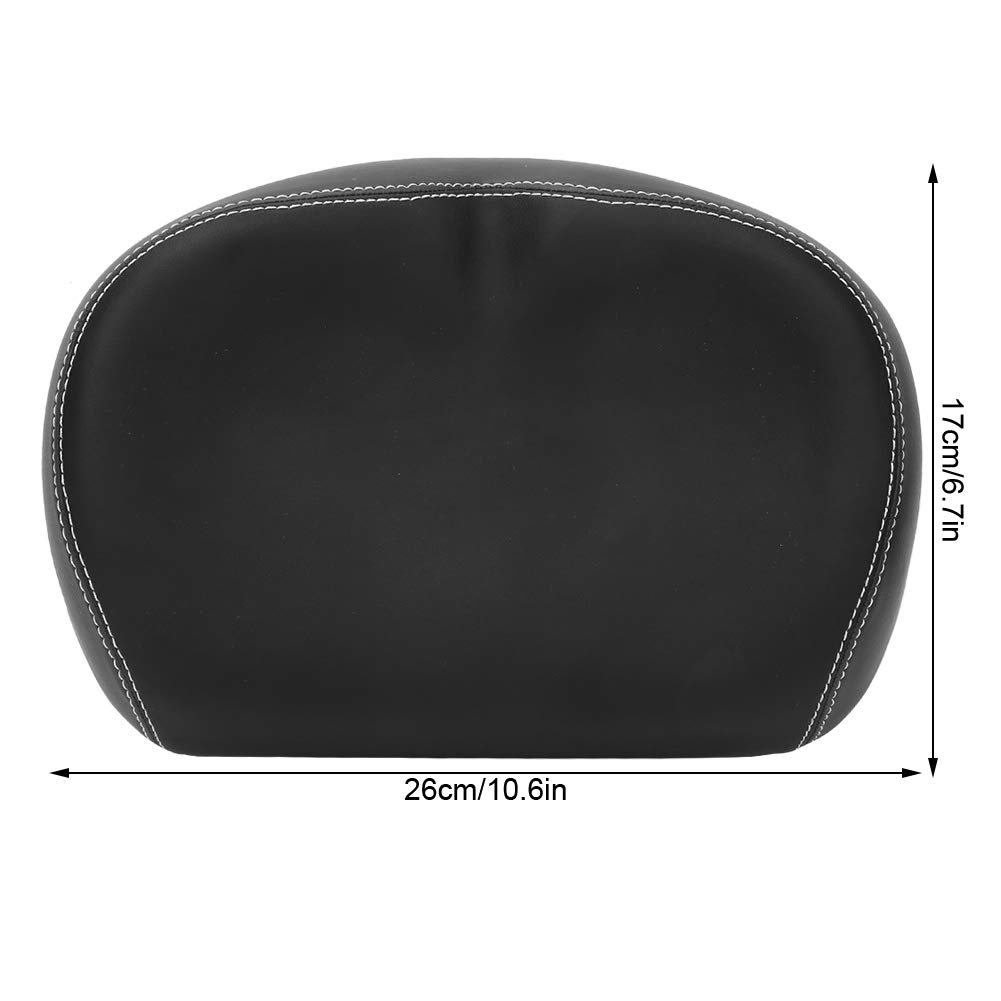 MAGT Sillín Bicicleta Amortiguador, Asiento de Bicicleta de Cuero PU Suave y Cómodo Widen Amortiguador de Bicicleta de Amortiguación Transpirable para Bicicleta de Carretera de Montaña(Negro)