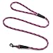 Mendota Pet Snap Leash - British-Style Braided Dog Lead, Made in The USA - Black Ice Purple, 3/8 in x 4 ft - for Small/Medium Breeds