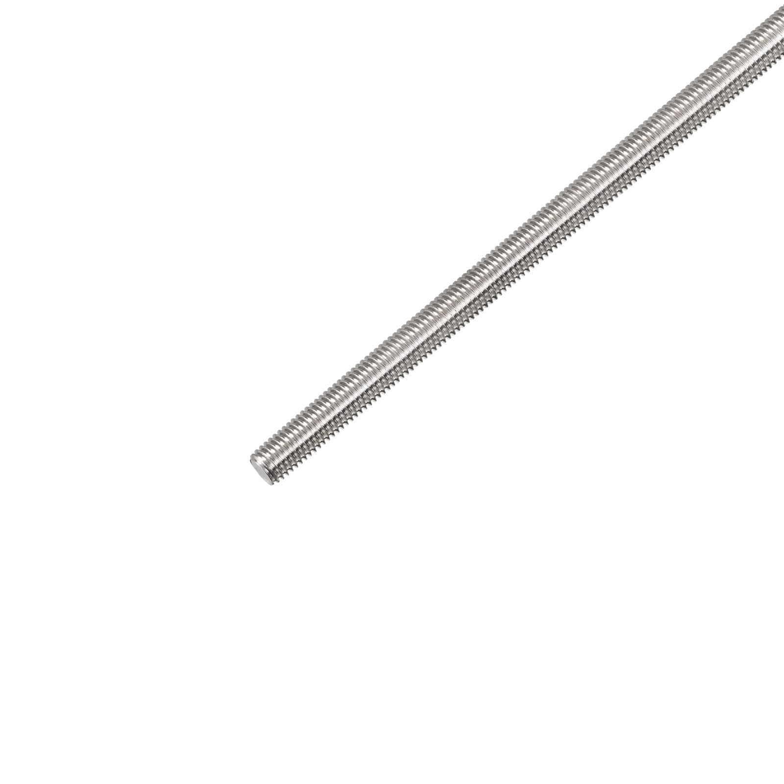 304 Stainless Steel Threaded Rods - 10" Length -9