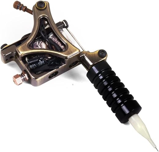 Tattoo Gizmo Coil Tattoo Machine 10 Wrap used as Liner and Shader Gun Compatible with Long Needle 22mm Aluminium Grip Incl...