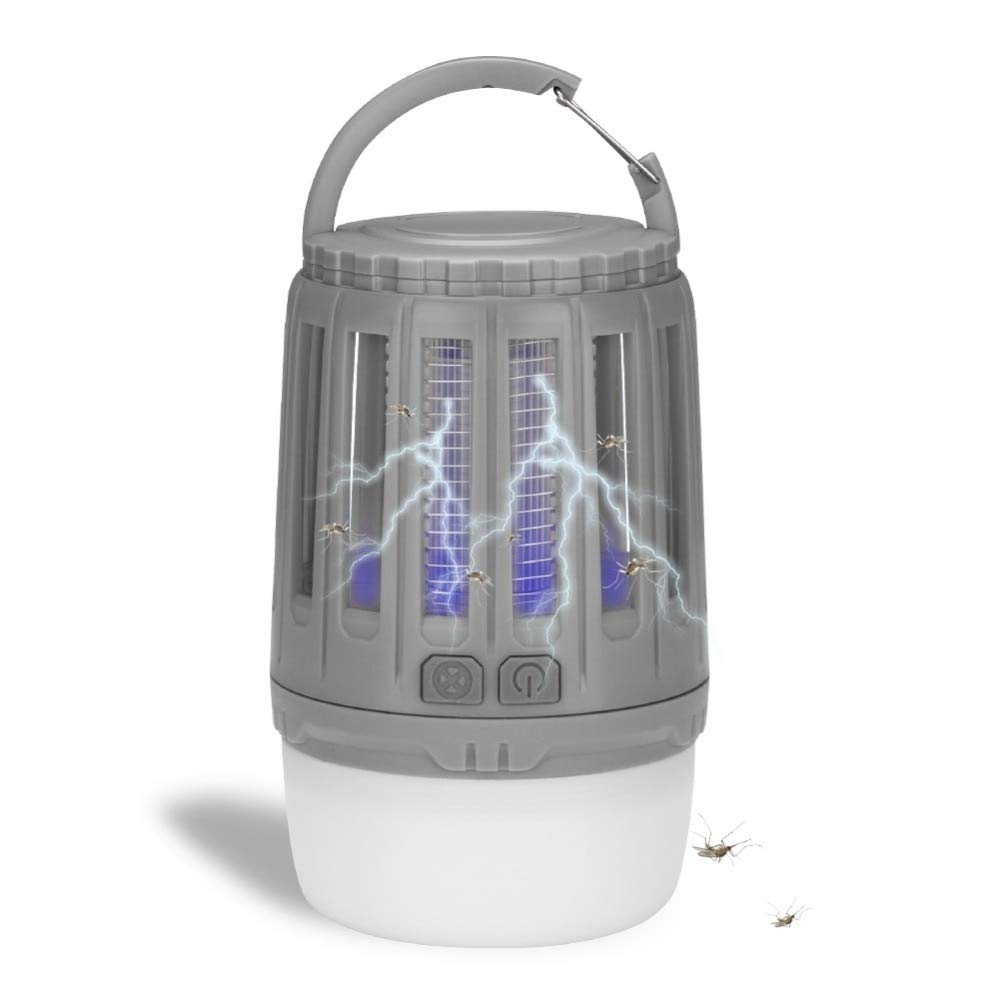 Zabójca komarów 2 w 1 ładowanie przez USB pułapka na komary Led lampka nocna łapka na owady owady światła kempingowe zabijanie odstraszacz szkodników na zewnątrz losowy kolor
