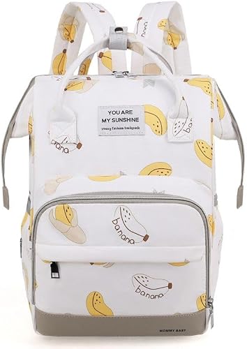 Amigo Baby Diaper Bag Backpack with Insulated Bottle Holder | Water-Resistant Fabric, Anti-Theft Pocket, Stroller Attachable, Multiple Pockets, 3 Carry Styles