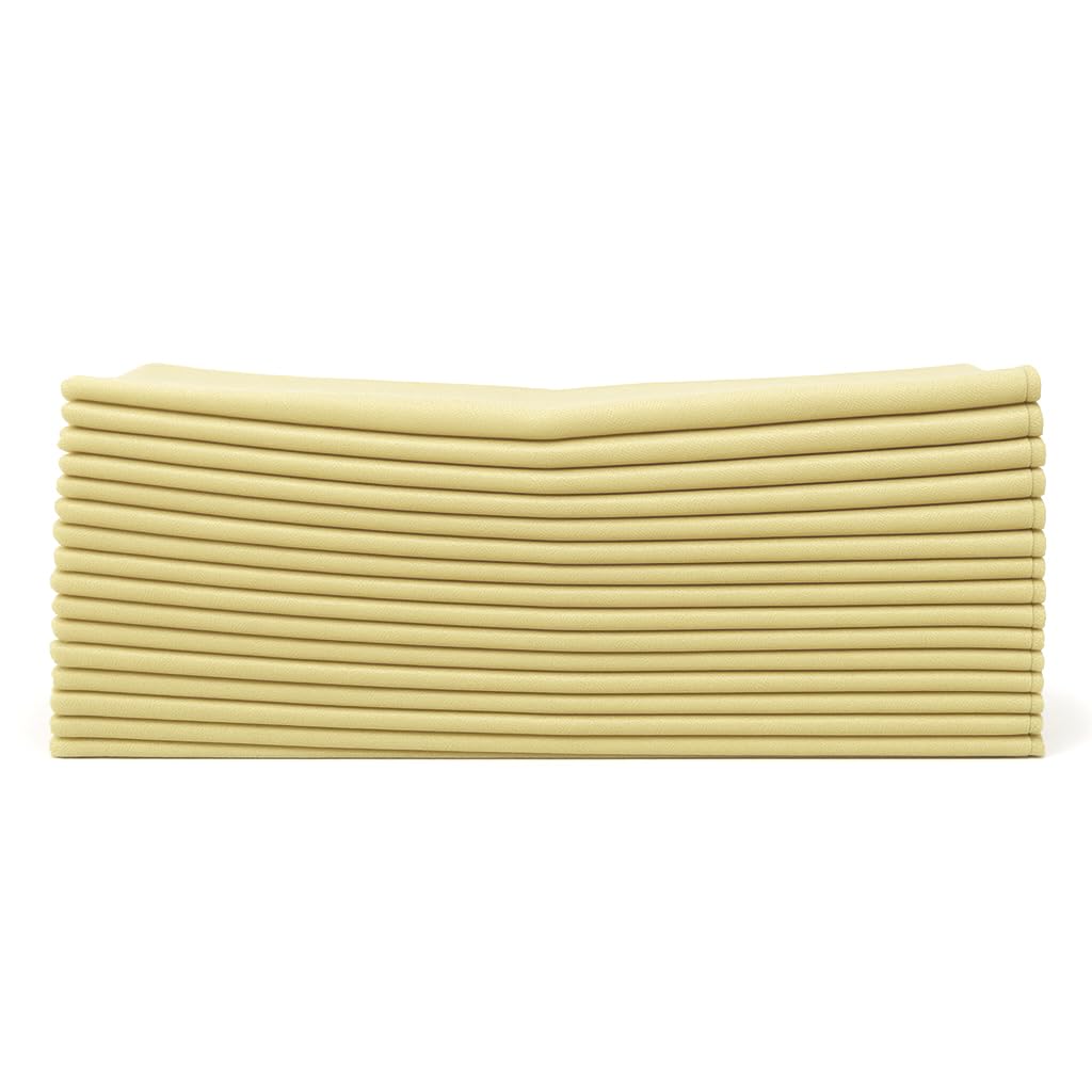 ITOS365 Lemon Cotton Cloth Napkins 18x18 Inches Set of 6 | Reusable Dining Table Napkins for Home, Kitchen, Restaurant & Parties