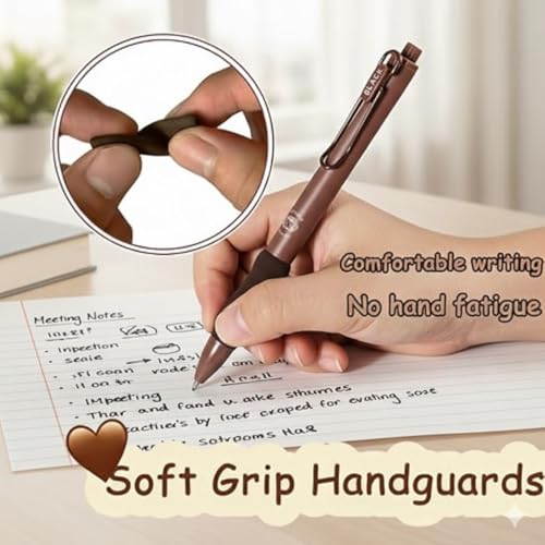 Image of COOFANDY Coffee Theme Kawaii Japanese Stationery Items - 0.5mm,Fine Point Smooth Writing Pens for Journaling, Cute Kawaii Stationery for Girls, Boys, School Office, Return Gift for Kids (Black)
