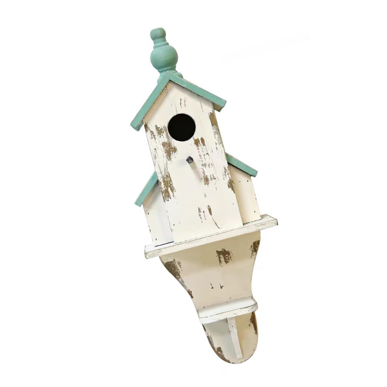 Casa colgante para pájaros para jardín al aire libre, yar, nido de cría de pájaros, para patio, refugio para pinzones, decoración de pared de casa de jardín
