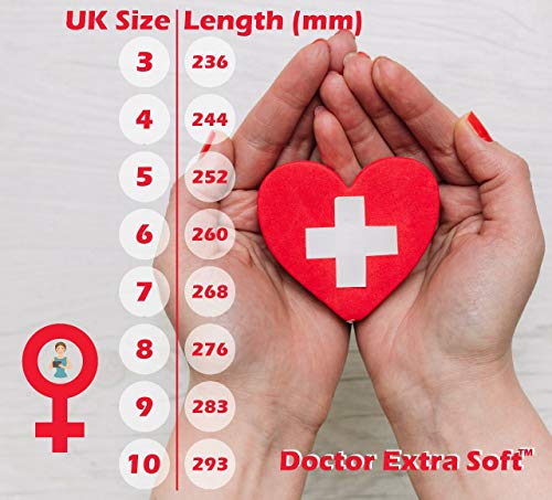 Image of DOCTOR EXTRA SOFT House Slipper for Women's Care Dr Orthopaedic Super Comfort Fitting Flat Cushion Chappal Flip-Flop for Ladies & Girl's