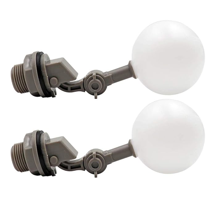 Buy 2 Pieces Mini Float Valve 1/2 or 3/4 Water Float Valve with Adjustable Arm Automatic Fill