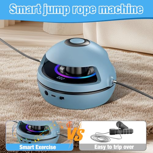 Smart Jump Rope Machine électronique avec télécommande et musique Bluetooth - 5