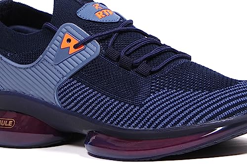 Image of RTP Men's Sports Running,Walking & Gym Shoes with Lightweight Carbon Cushion Technology EVA Sole with Memory Form Casual Sneaker Shoes for Men's & Boy's Blue