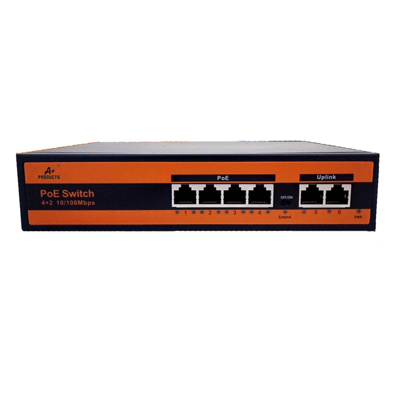 A+ PRODUCTS POE SWITCH 4 PORT 10/100 POE + 2 UPLINK 10/100 66 WAT (PACK OF 1)-image-15