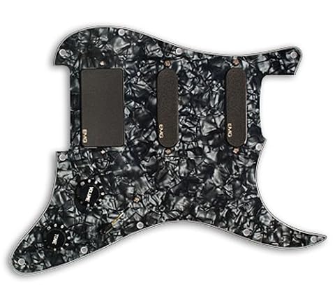 EMG SL20 Steve Lukather Wstępnie okablowany zestaw pickguard gitarowy, czarny
