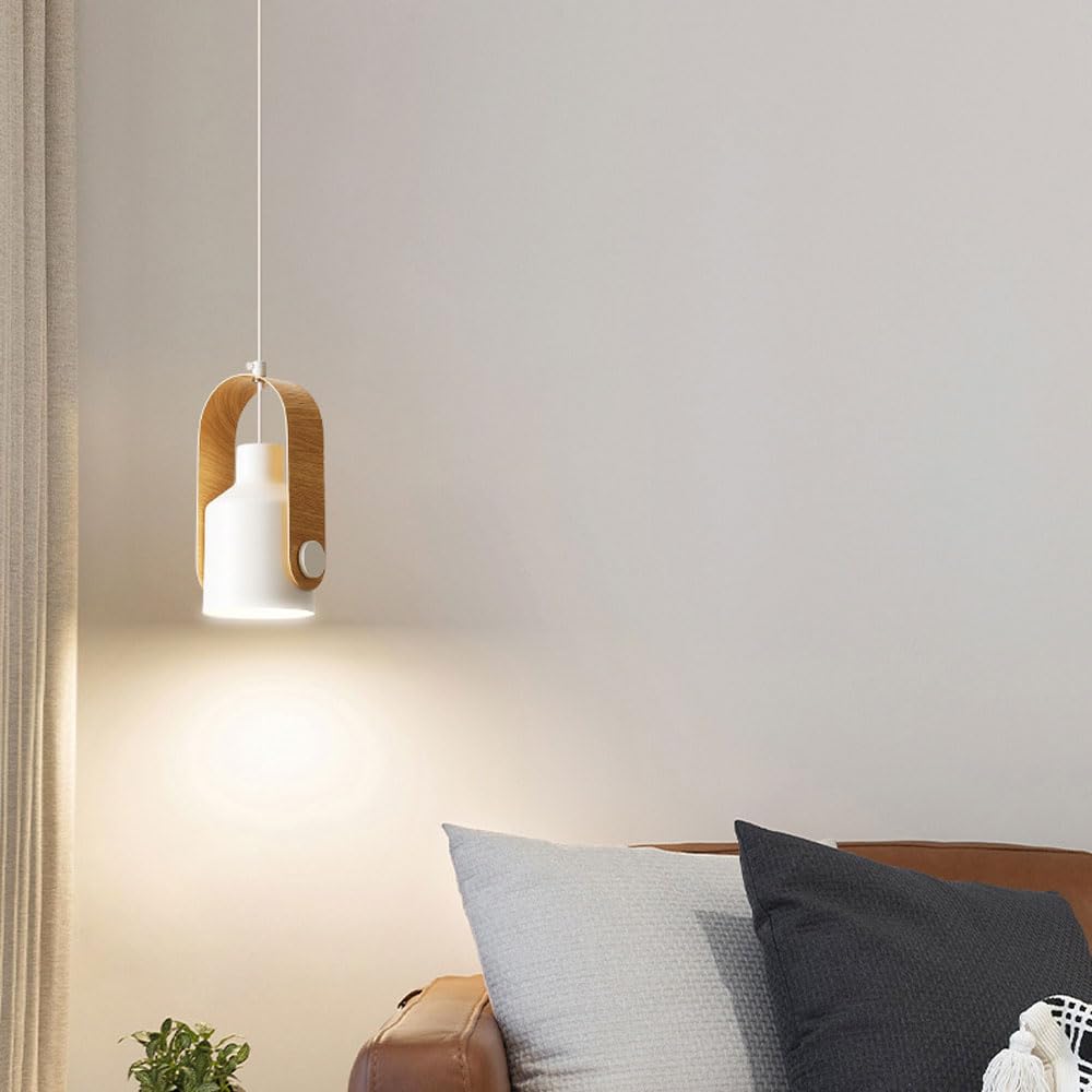 Pantalla con rotación de 180° en lámpara colgante moderna de techo con altura configurable
