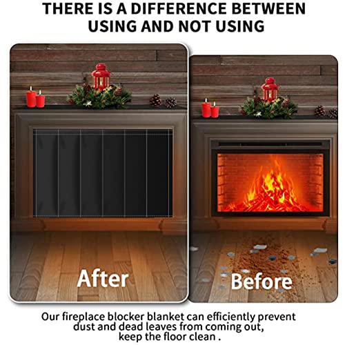 pologmase Magnet- Kamindecke für Wärmeverlust, Kaminblockierdecke, Kaminblockerdecke, Kamin- Blockerdecke, Kamin- Zugluftstopper, energiesparend, für den Winter, Sommer-9