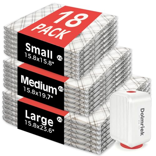 Image of 18pcs Vacuum Seal Bags for Clothing Travel, Cordless Pump, Carry-on Size Compression Packing Bags, 4000Pa Suction & 2400mAh Battery, Vacuum Storage Bags for Clothes, Luggage, Suitcase, Space Saver