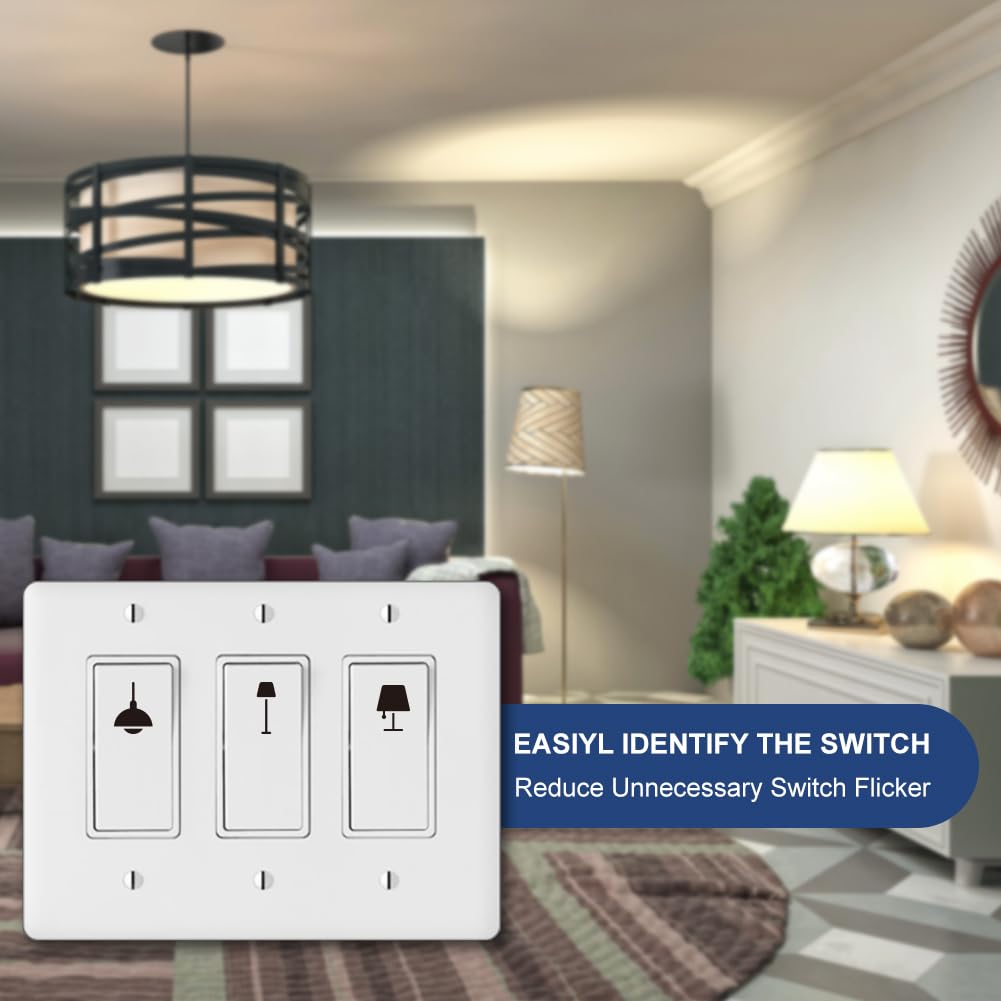 GOMAKERER 780 Pcs Light Switch Sticker Labels - Image 4