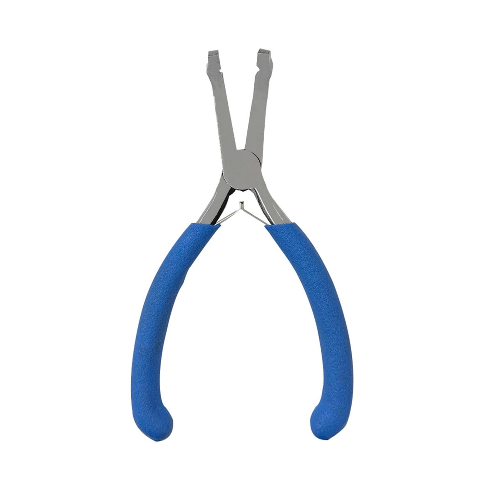 Pince perles acier carbone avec trou rond anti-glisse pour un positionnement de haute précision