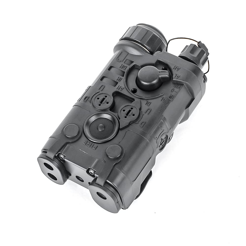 Mini NGAL éclairage et version flash lampe de poche torche de chasse 2 modes batterie virtuelle QD boîte installée pour 20mm Picatinini Railway Torch Box (Noir)