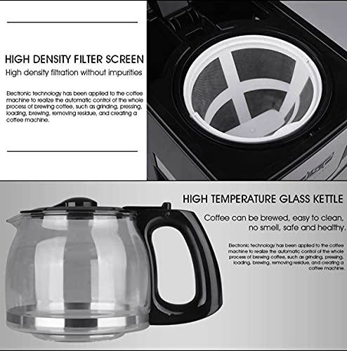 1.2L Filterkaffeemaschine, 800W Kaffeemaschine, Trockengehschutz, Anti-Tropf-Funktion,für Instantkaffee, Espresso, Mehr – Bild 4