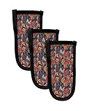 Premium Material - Cast iron skillet handle cover are made of thick polyester fabric, durable, high friction, comfortable and breathable, stays cool, better than silicone handle for cast iron skillet. High temperature insulation makes it easy to safe...