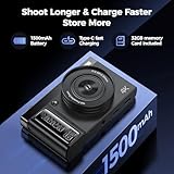 Digital Camera 4K for Photography Vlogging: 64MP Cameras for Video - 16X Zoom Photo Camera Gifts for Teens Ages 8-18 - 180°Flip Screen Compact Cámara - Point and Shoot Digital Cameras for Youtube - Image 5