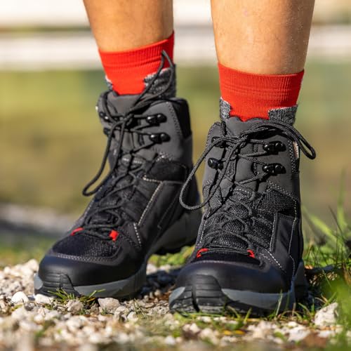 Alpina TRACKER Men's Boots | Waterproof with Alpitex Breathable Membrane | Slip Resistant All Weather Grip | Leather Suede and Textile Upper2