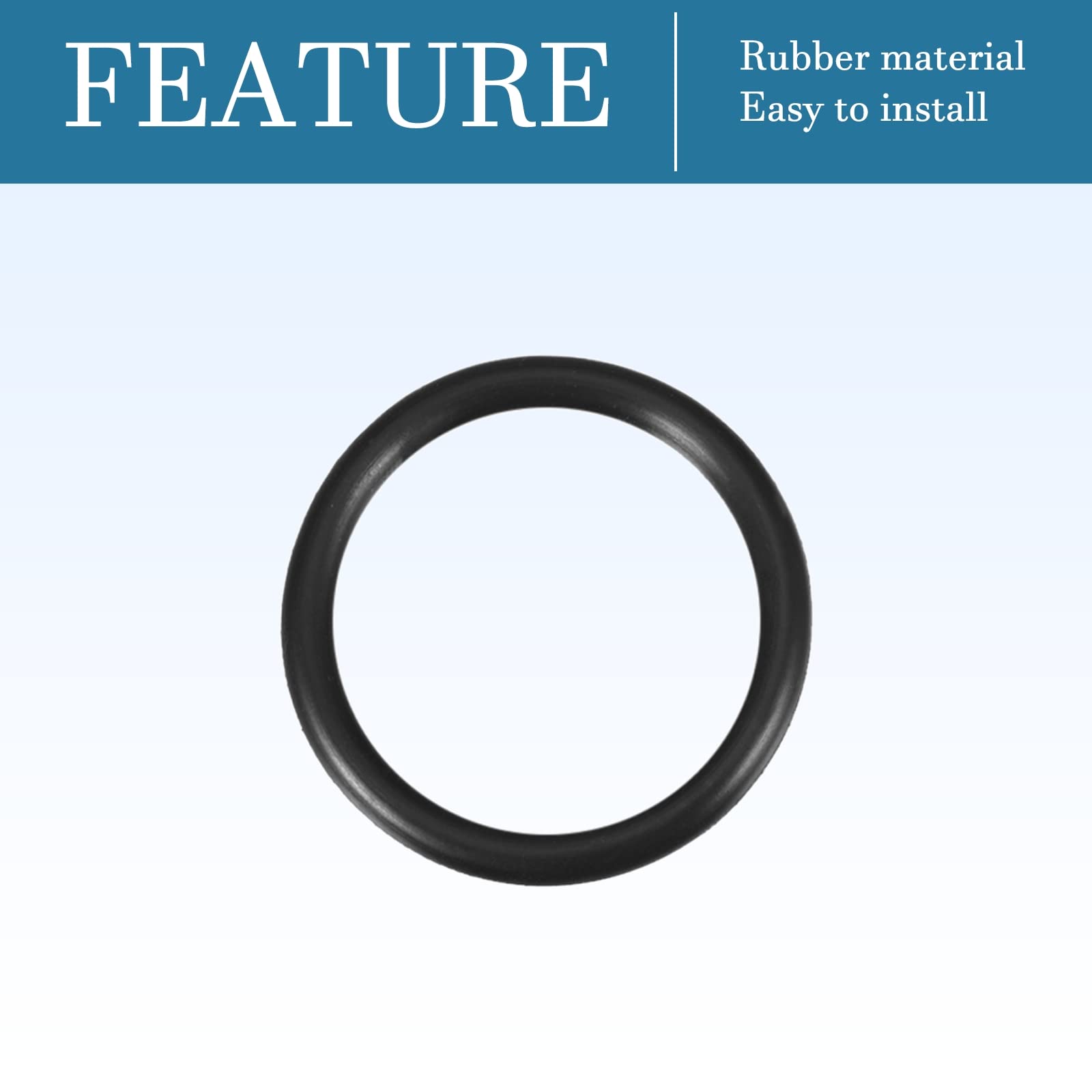 QUARKZMAN Nitrile Gomma O-Ring 38mm x 30mm x 4mm Guarnizioni di Tenuta Anelli Rubinetti Rotondo Guarnizione Rondella per Rubinetto Idraulica Riparazione Sigillatura Connessione, 10 Pezzi