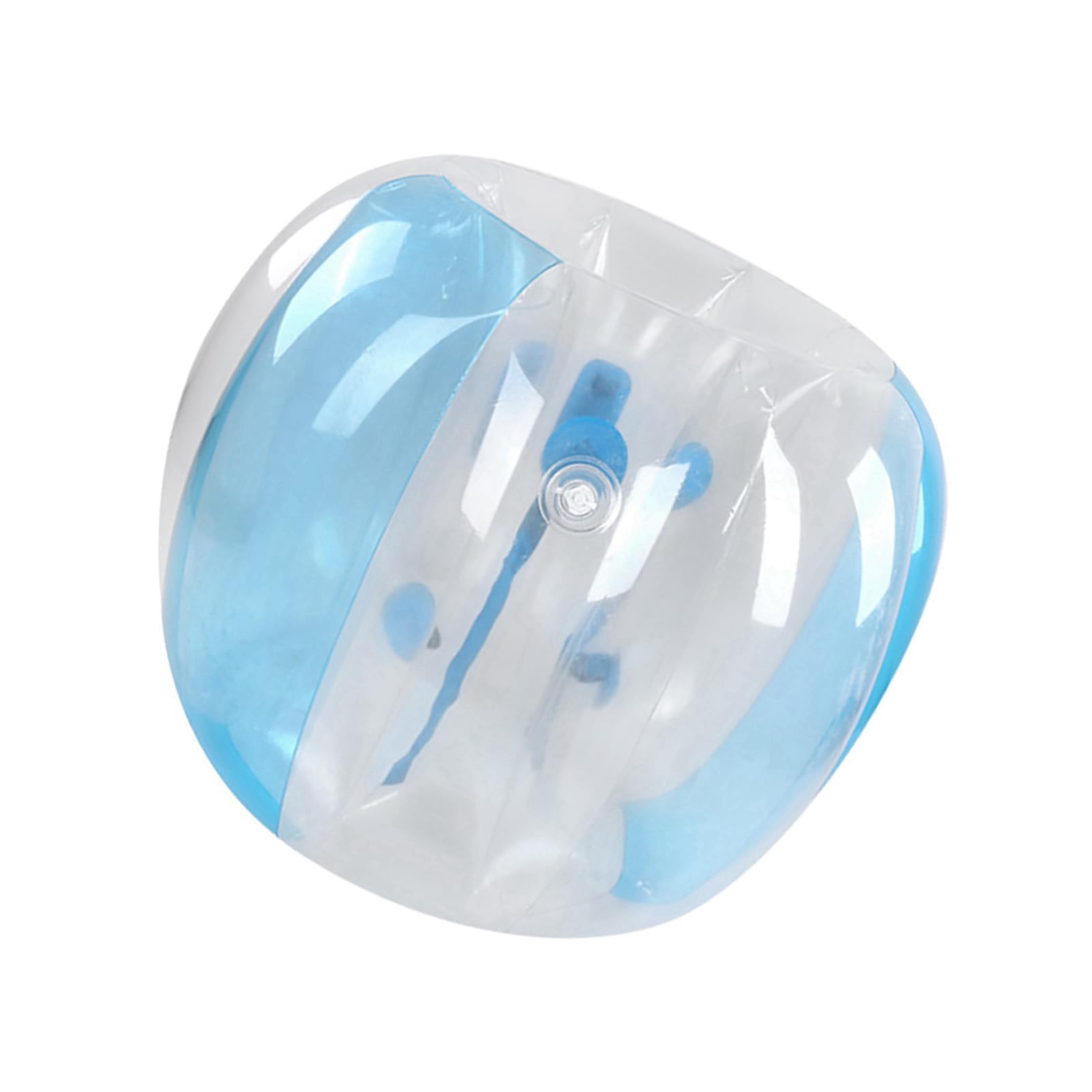 Bolas de Burbujas Inflables de PVC de Calidad, Juguete de Fútbol Ergonómico para Adultos, Rojo Transparente