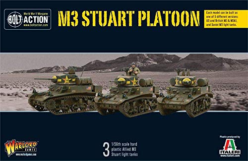 M3 Stuart Platoon Bolt Action : Brisez l'impasse tactique face aux lignes d'infanterie ennemies