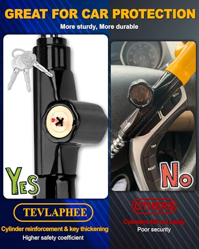 Tevlaphee Adjustable Steering Wheel Lock