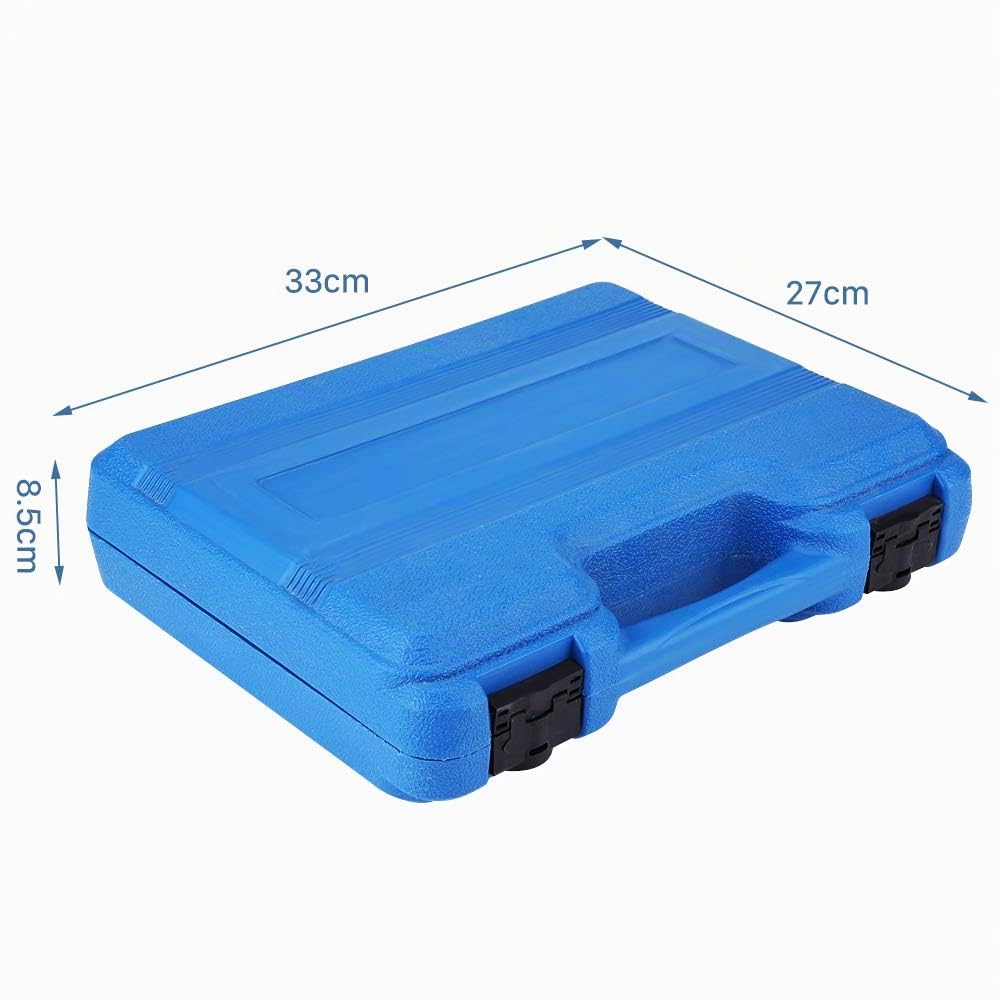 16 Pezzi Set di Bussole Esagonali 1/2 ", Set Bussole a Impatto Bussole a Impulsi Profondo Prese Metriche Esagonale 10-32 mm Bussola Esagonale Profonda