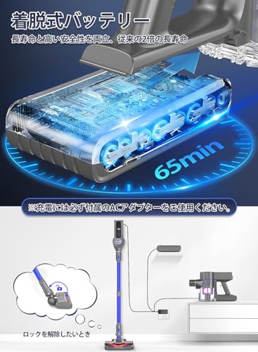 Uowind コードレス掃除機 HS9 の商品画像 6