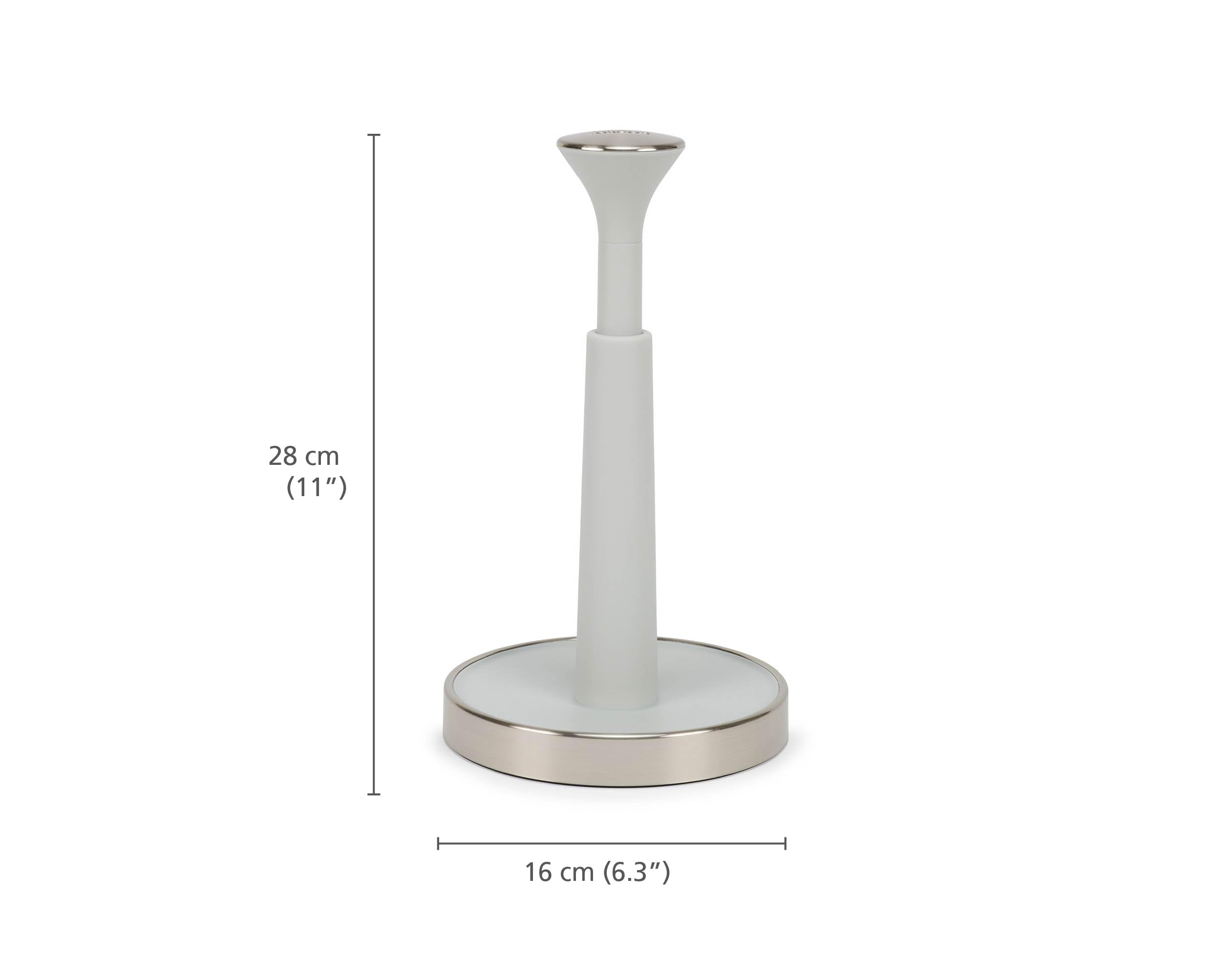 Portarotolo Da Cucina Joseph Joseph - Strappo Facile, Base Antiscivolo, Grigio Scuro - Foto 11