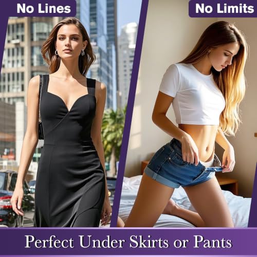Image of Women's Incontinence Thong Panties Washable Light Absorbency Leak Proof Underwear Bladder Control 5 Pack (2 Black-3 Beige, 2XL)