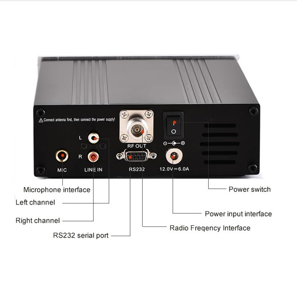 CZE-T251 Trasmettitore di Trasmissione FM A Lunga Copertura 25 W 25 Watt per Apparecchiature di Stazioni Radio per Auto e Chiese