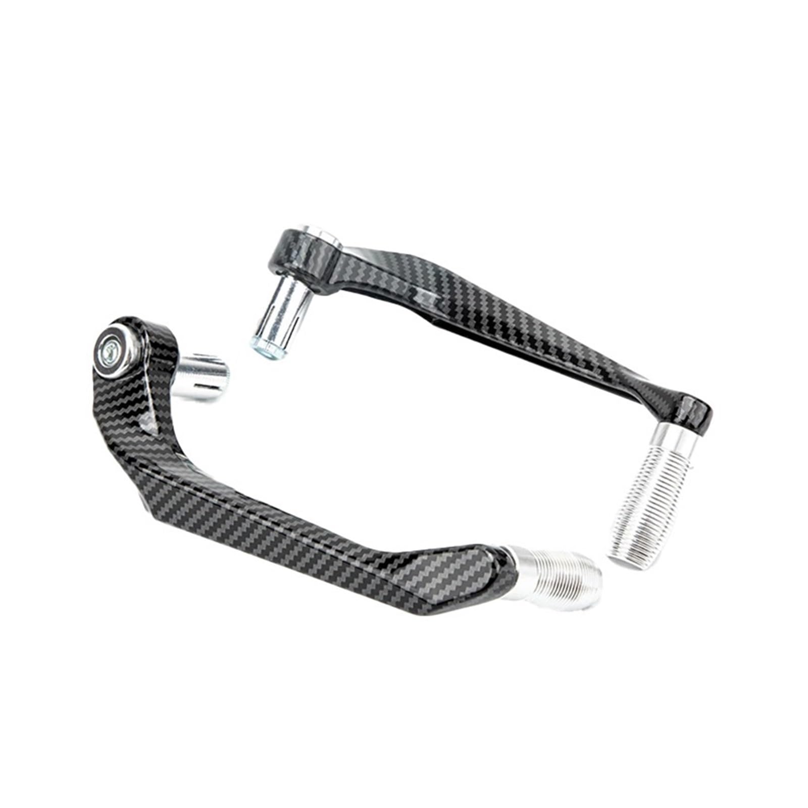 Lbcsrmh 1Pair Silver Motorcycle Brake Clutch Lever Protector Motorcycle Handlebar Brake Clutch Lever Hand Guard Protector Modification Accessories Handguard Motorcycle Lever Guards