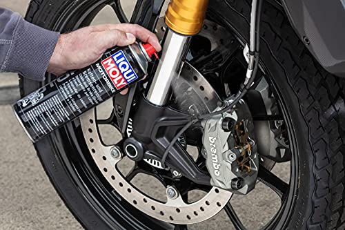 LIQUI MOLY Motorbike Ketten- und Bremsenreiniger | 500 ml | Motorrad | Kettenreiniger | Bremsenreiniger | Kettenpflege | Schnellreiniger | Art.-Nr.: 1602, Schwarz