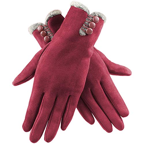Guanti Invernali Donna In Morbida Lana Di Alpaca Touch Screen – Caldi, Termici E Con Fodera In Pile – Regalo Ideale - 4