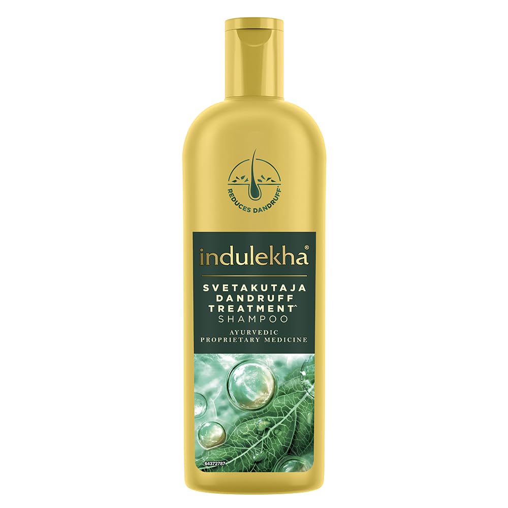 Indulekha Anti Dandruff Shampoo 340 ml|| for Dandruff Control|| With Pudina| Amla|| Rosemary OIl - Paraben Free|| For Men & Women