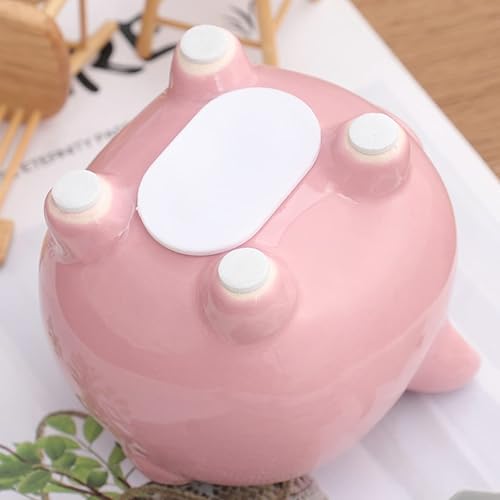 Miniatura 7 de SEWACC Juguetes para niños, juguetes para niños, alcancía de cerámica, adorable cerdo, moneda, banco de dinero, olla de ahorro para decoración del