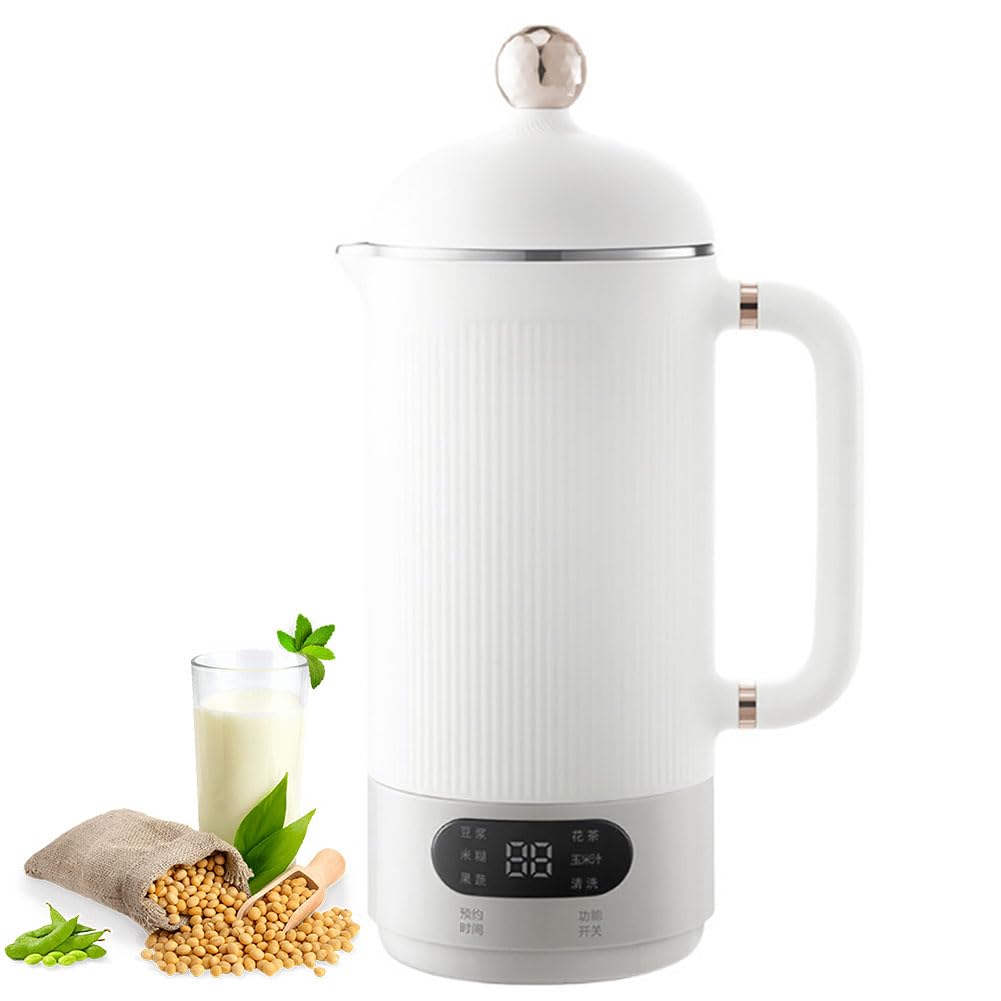 Maszyna Do Produkcji Mleka Sojowego Z Orzechów, Pojemność 350 Ml, Funkcja Rezerwacji Na 12 Godzin, Automatyczne Czyszczenie, Przerywacz ścianek, Produkcja Zdrowego Mleka Roślinnego