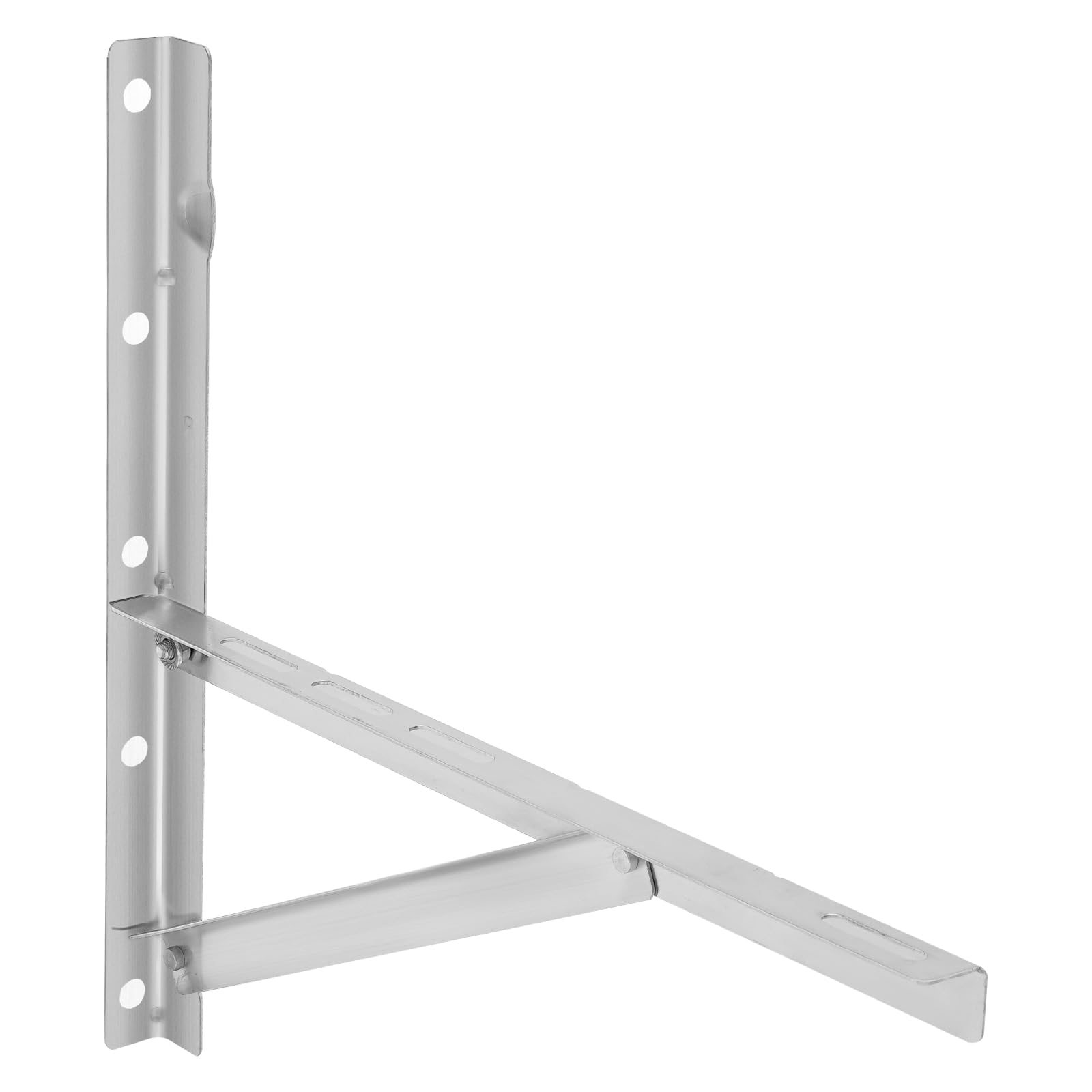 Soporte de pared para aire acondicionado, unidad exterior de hasta 200 kg, juego universal de dos brazos, soporte de pared de acero, soporte de pared para aire acondicionado, unidad exterior