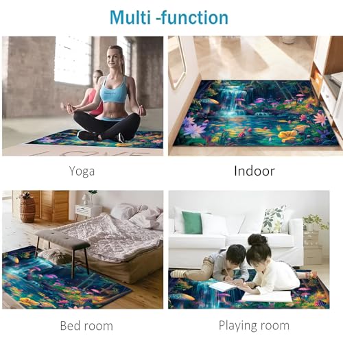 Tapis de porte extérieur imperméable 90x140 lavable et tapis robuste - 6