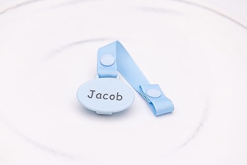 Miniatura 3 de Regalo personalizado para bebé, chupete personalizado con nombre, clip de chupete personalizado con nombre, 0-6 meses y 6-18 meses, se puede