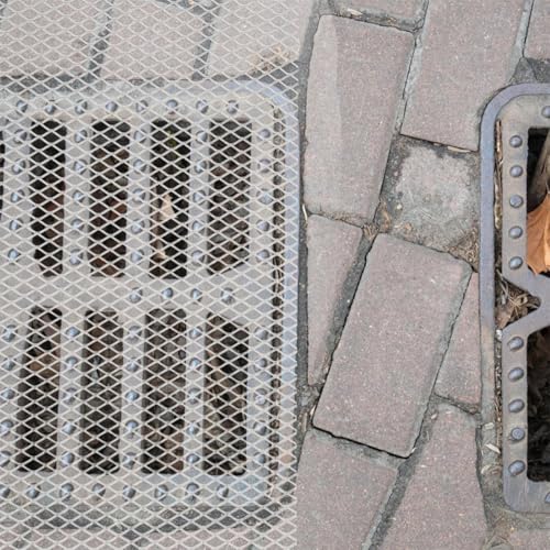 Canalones resistentes a la corrosión con rejilla de aluminio protectora 7